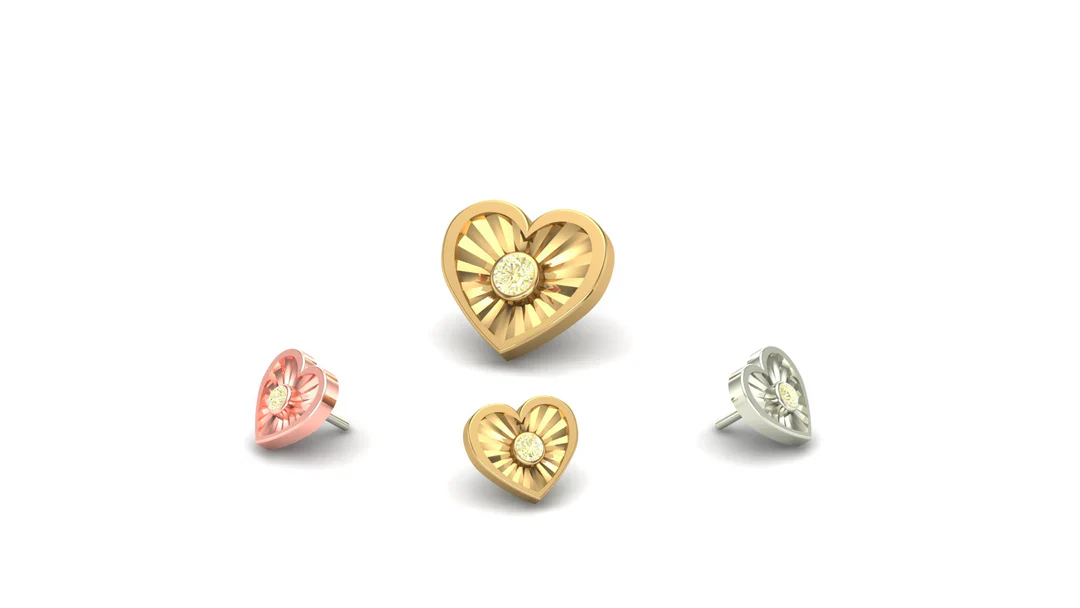 Heartburst - Mushroom Body Jewelry - Image 6