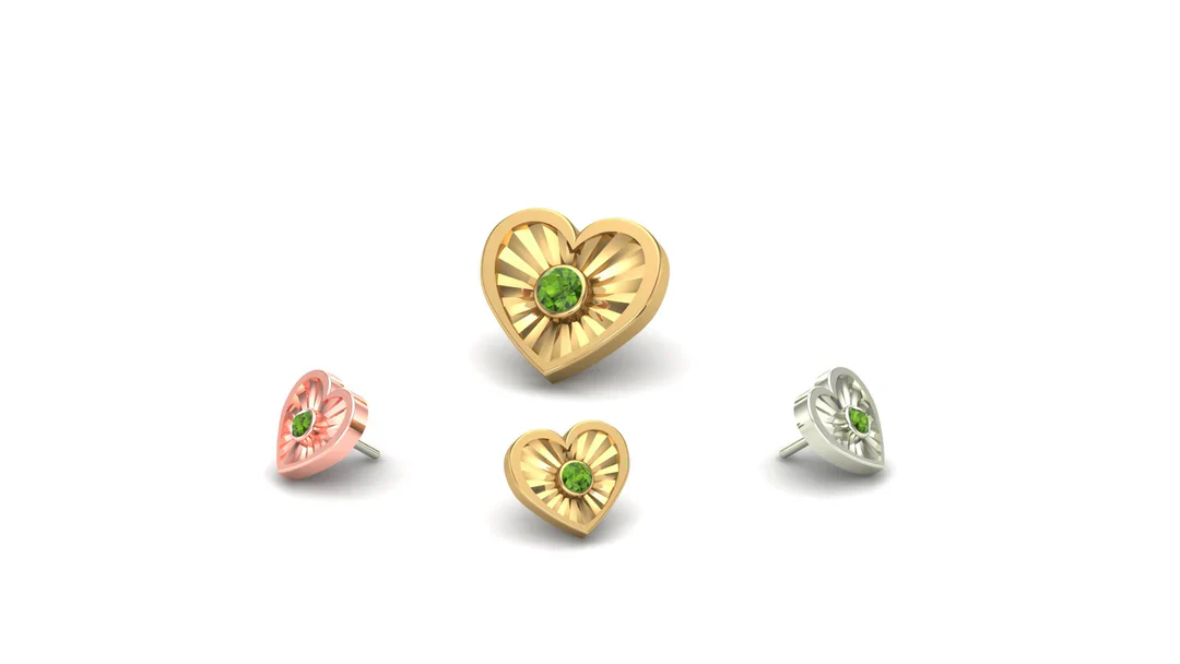 Heartburst - Mushroom Body Jewelry - Image 7