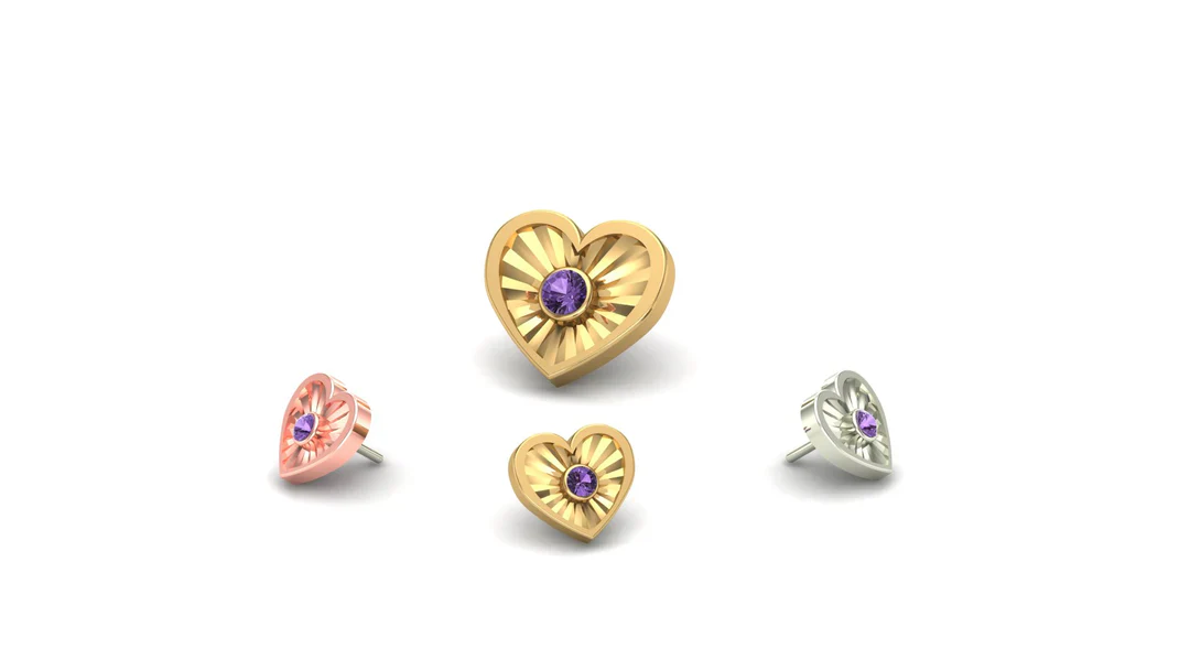Heartburst - Mushroom Body Jewelry - Image 8