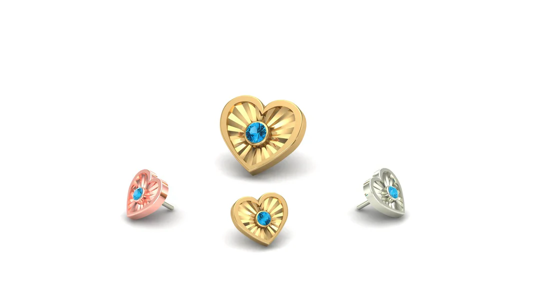 Heartburst - Mushroom Body Jewelry - Image 9