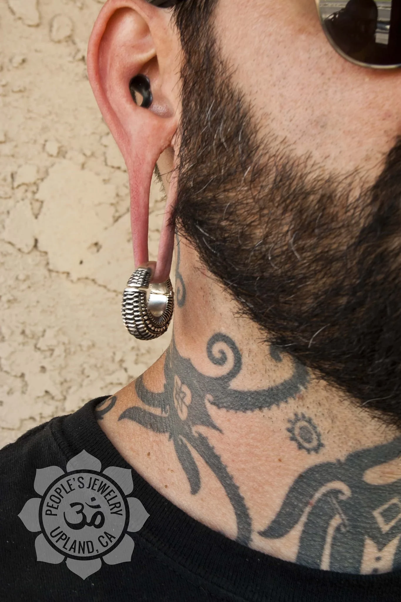 Intricate Brass Beaded Clickers by Peoples Jewelry - Image 2
