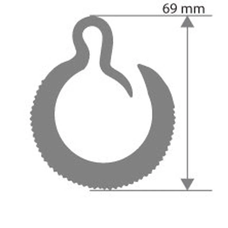 Millipede Crescent Hoops by Gorilla Glass - Image 2