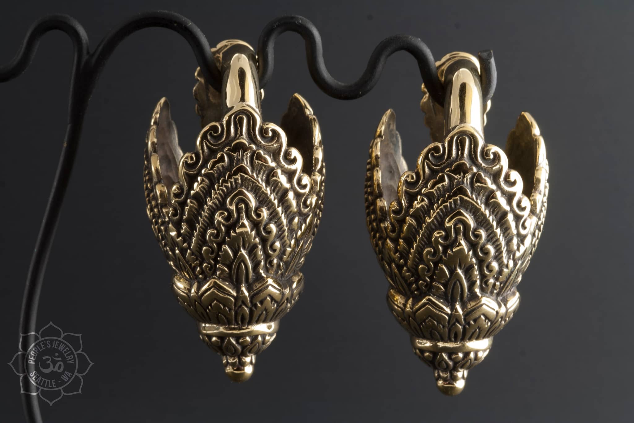 Naga Brass Ear Weights by Peoples Jewelry - Image 5