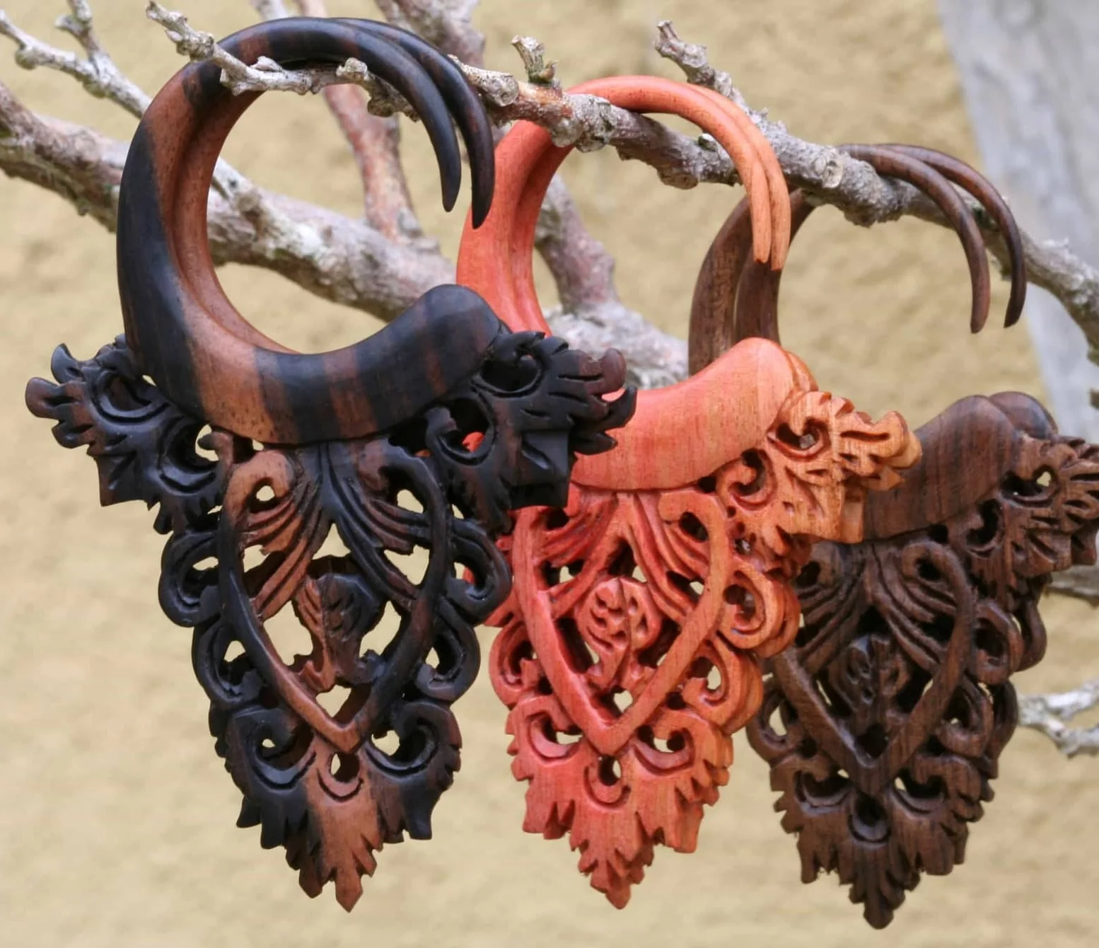 Nayati Wood Hanging Design by Peoples Jewelry