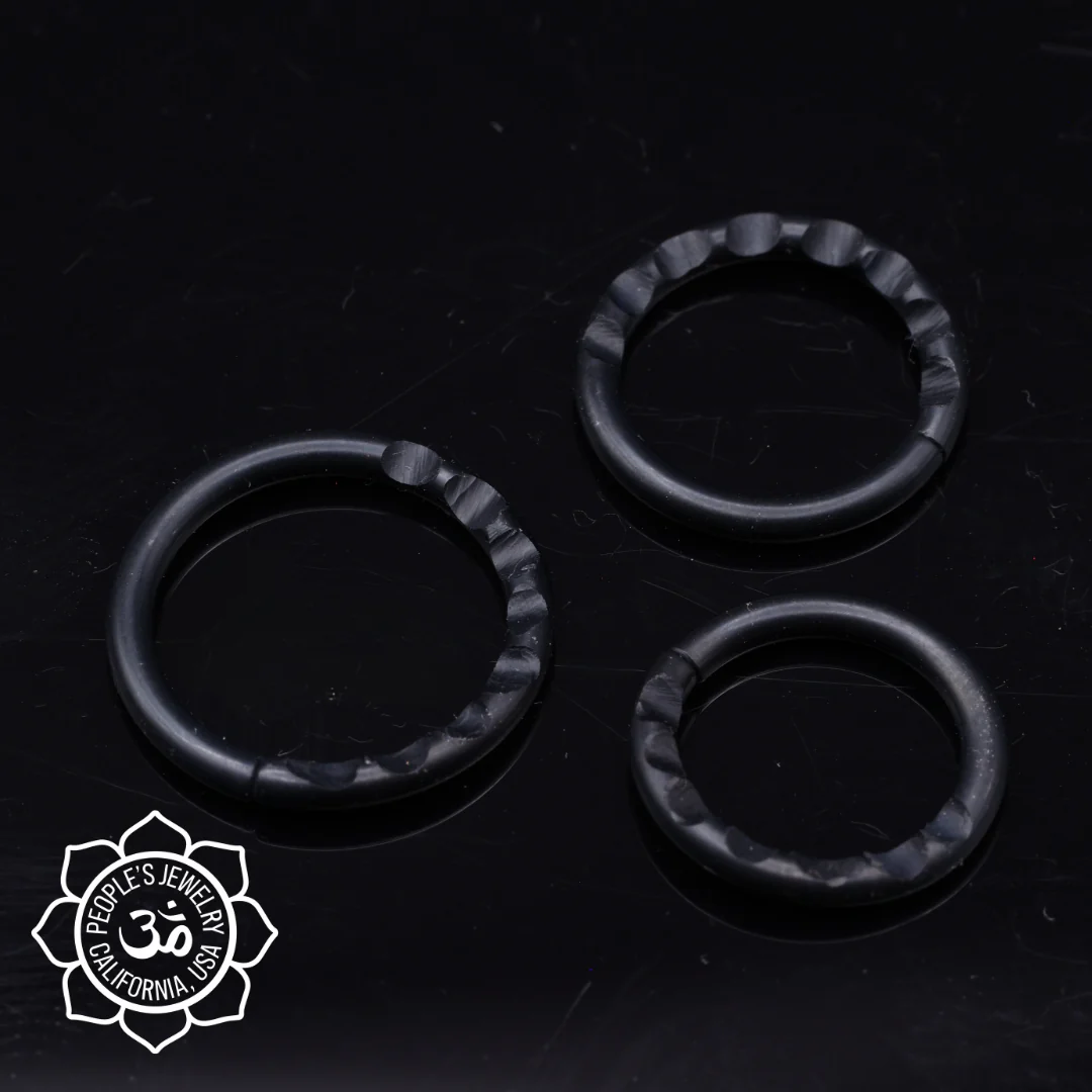 Scalloped Niobium Seam Rings - Image 3