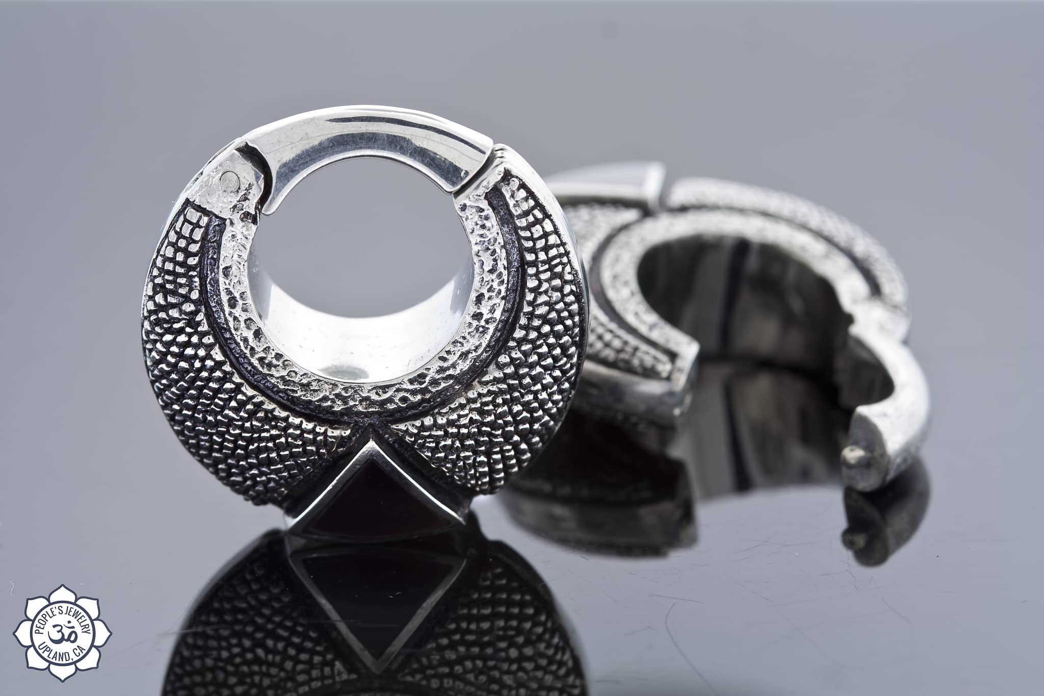 Onyx Triangle Weights by Peoples Jewelry