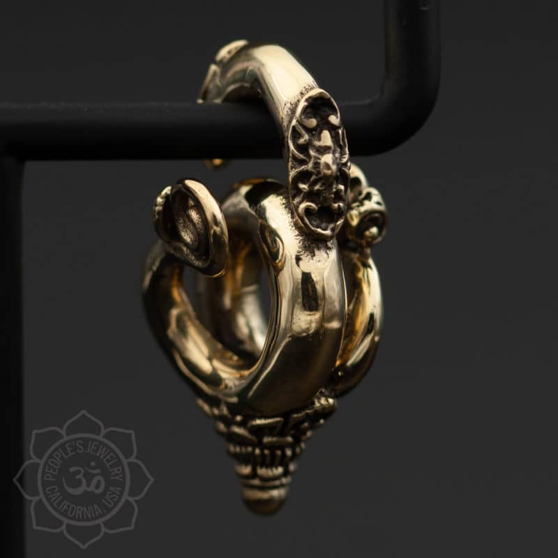 Brass Borneo Swans by Peoples Jewelry - Image 3