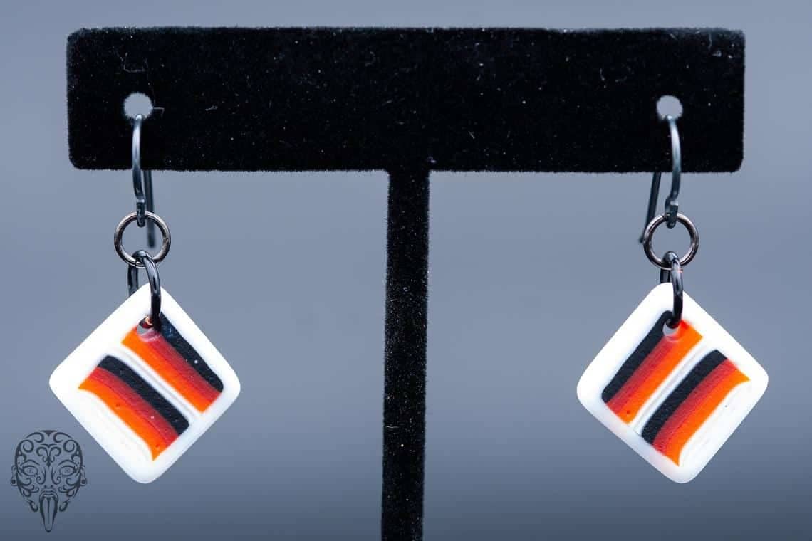 Pinwheel Earrings by Gorilla Glass (Last Pair)