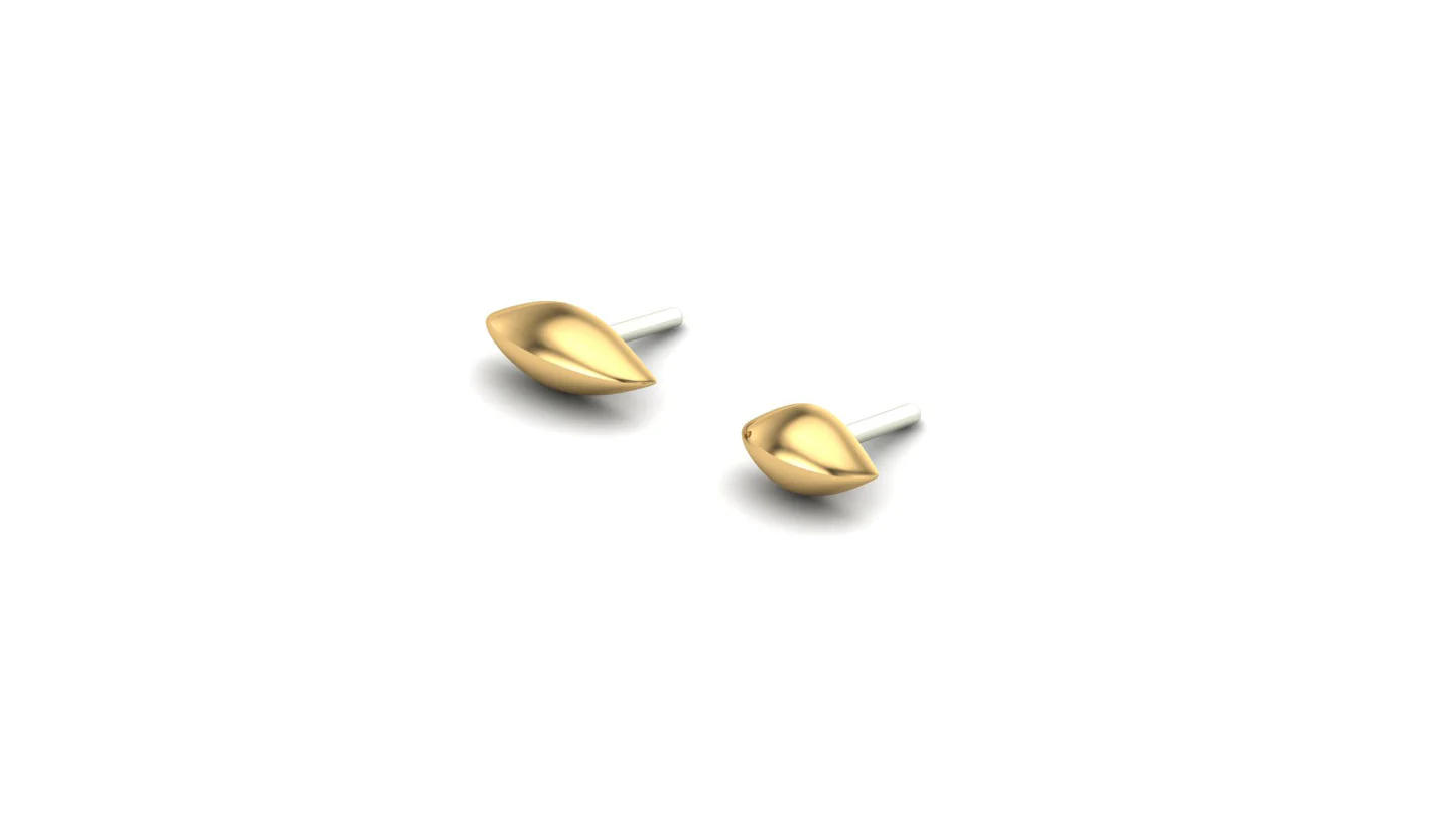 Pointed Oval - Mushroom Body Jewelry