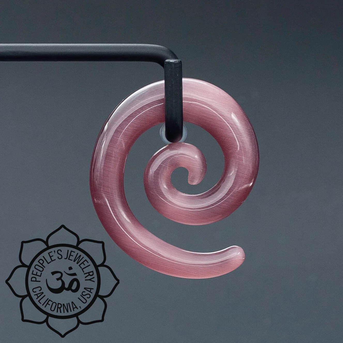 Purple's Cat's Eye Spirals by Peoples Jewelry