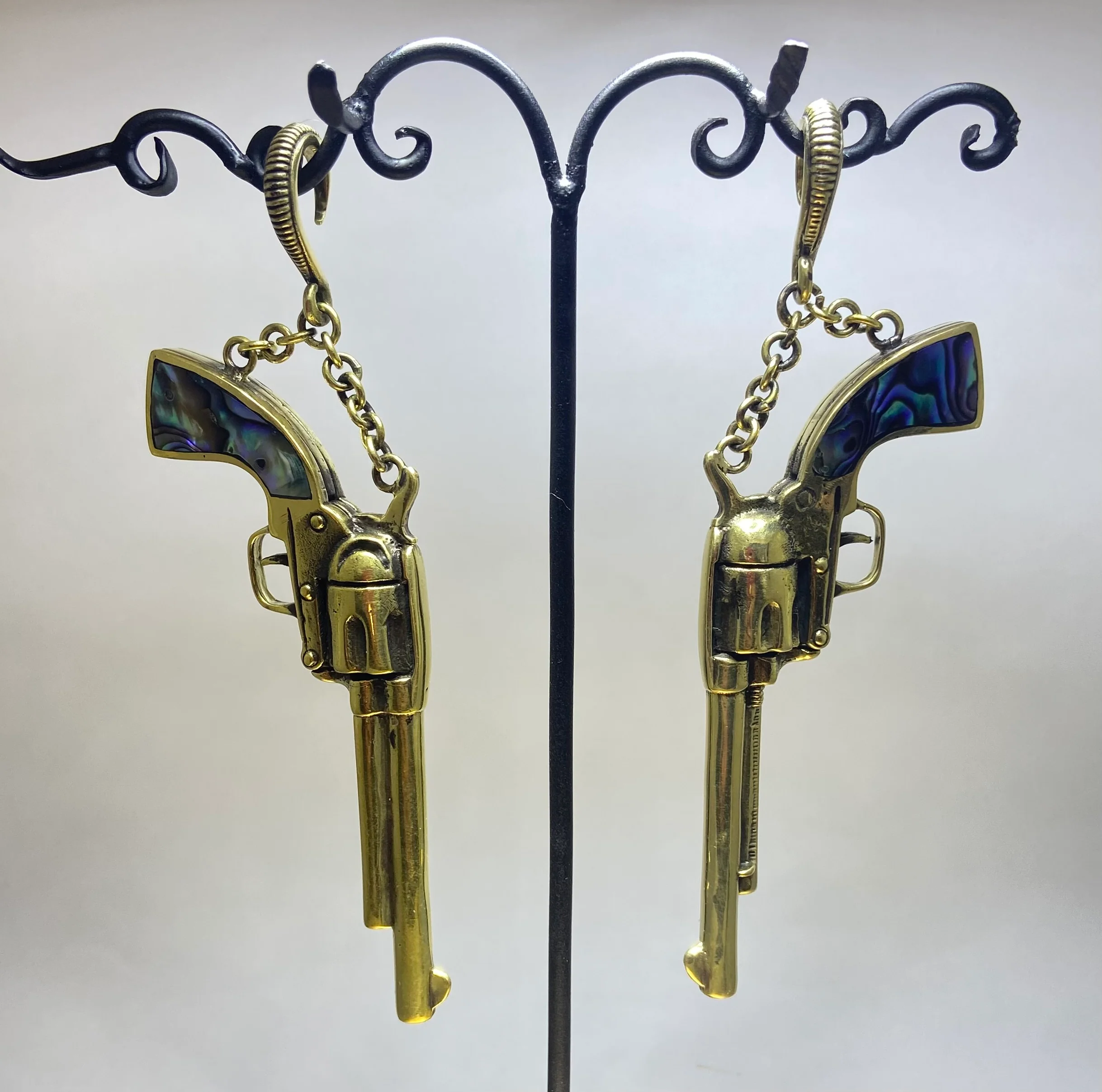 Yellow Brass Pistol Weights by Safe Products
