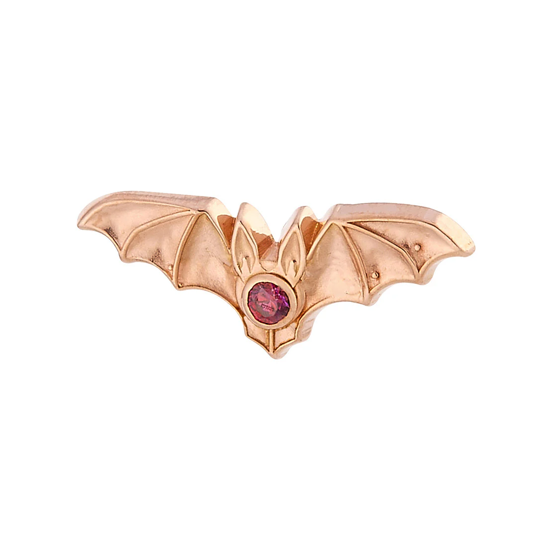 Bat with 1.25mm Gem Threadless End by Body Gems - Image 3