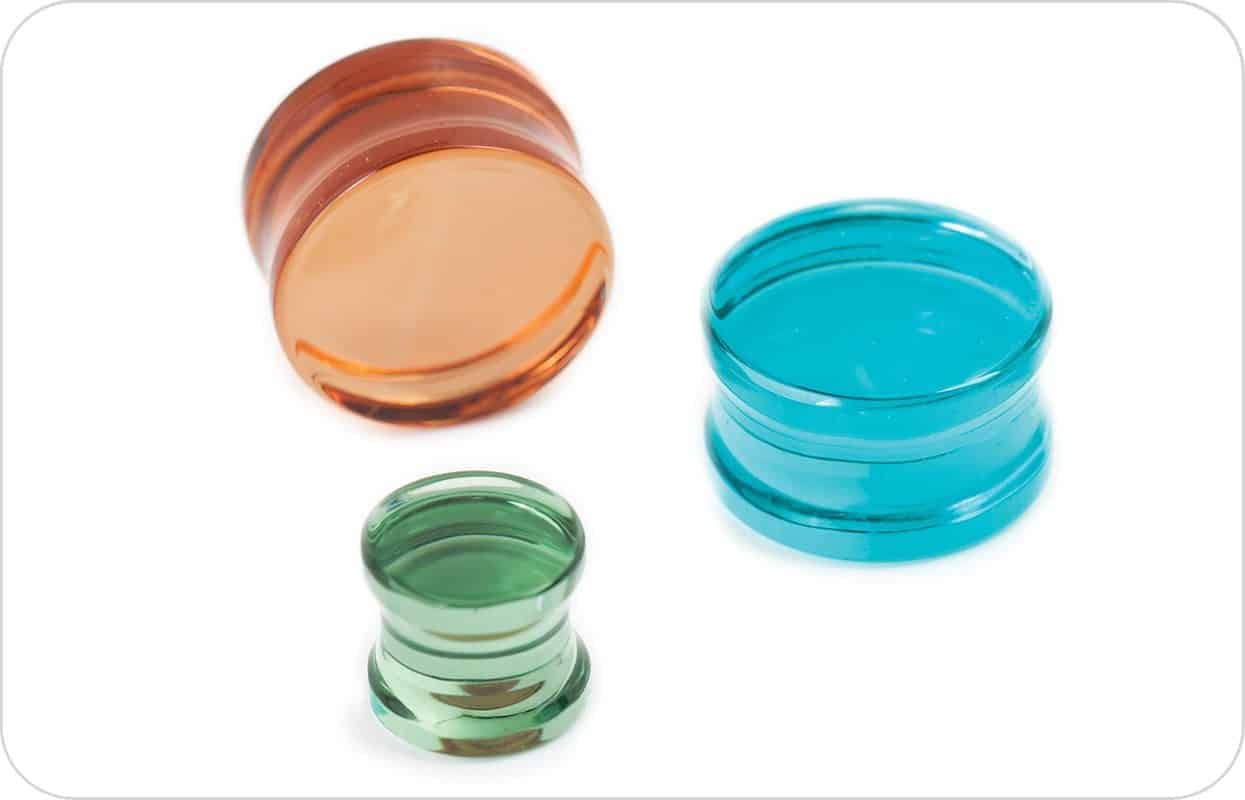 Gorilla Glass Black Solid Plugs - Image 2