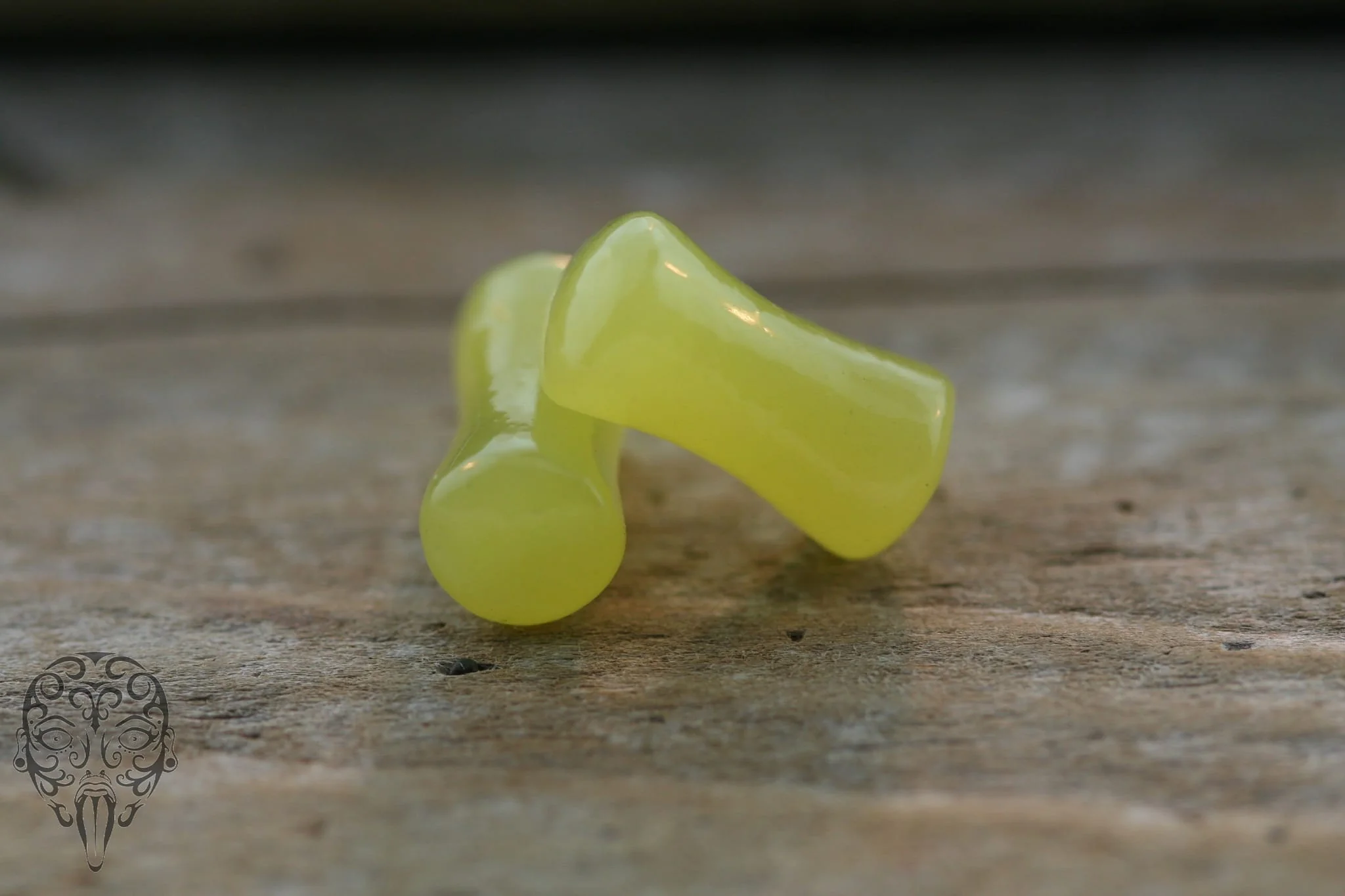South China Jade Double Round Plugs - Image 6