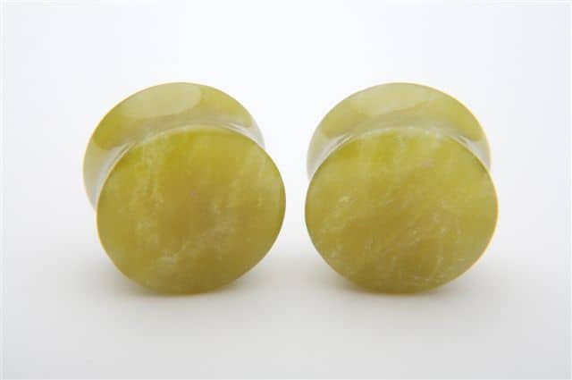 South China Jade Double Round Plugs - Image 7