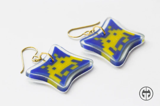 Space Invader Ranger Earrings by Gorilla Glass - Image 3