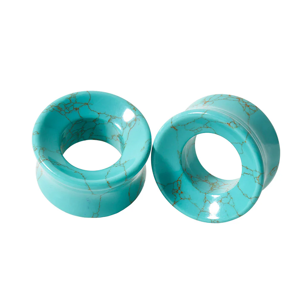 "Turquoise" Magnesite Eyelets by Diablo Organics