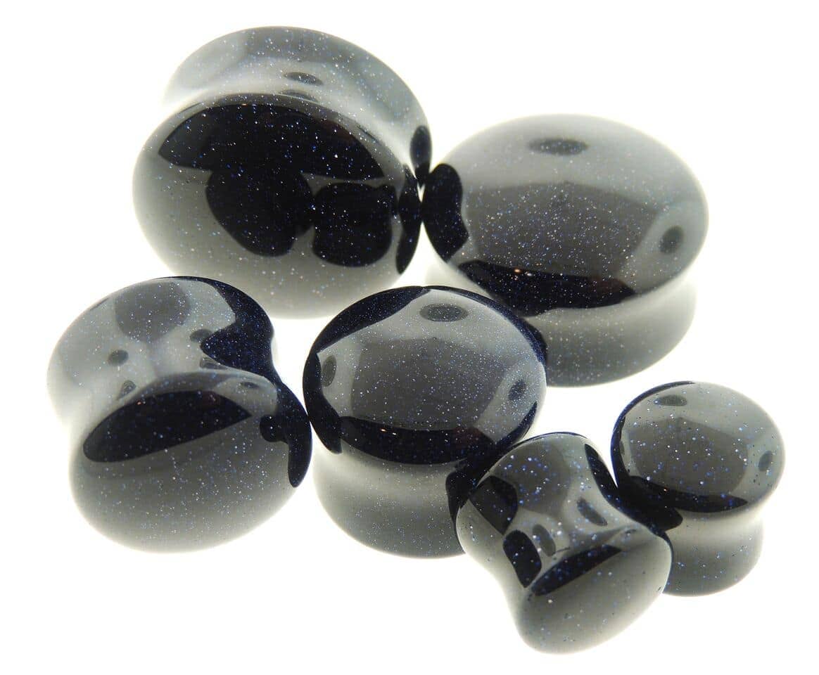 Blue Goldstone Plugs by Diablo Organics - Image 2