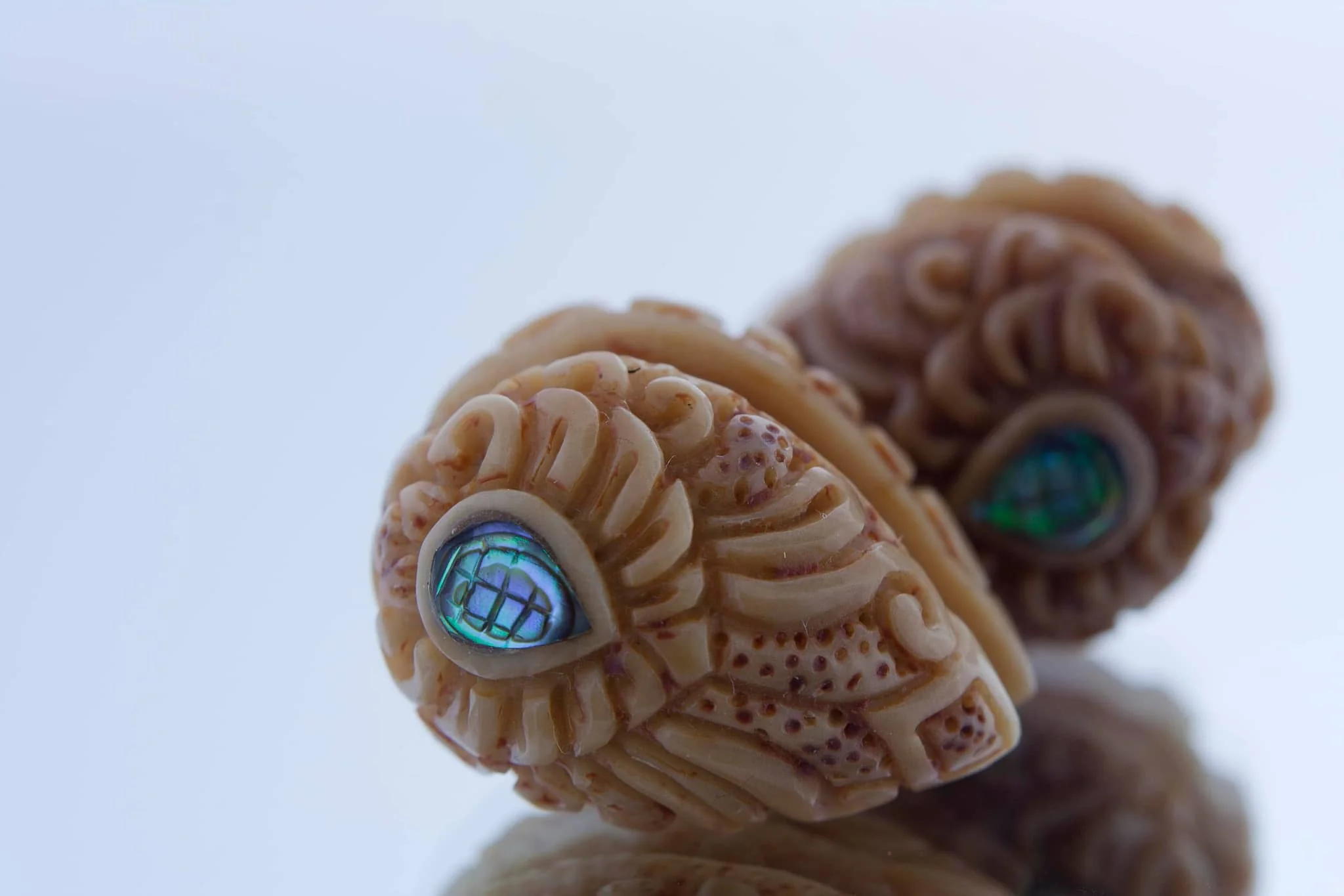 Tagua Nut Shields by Peoples Jewelry - Image 8