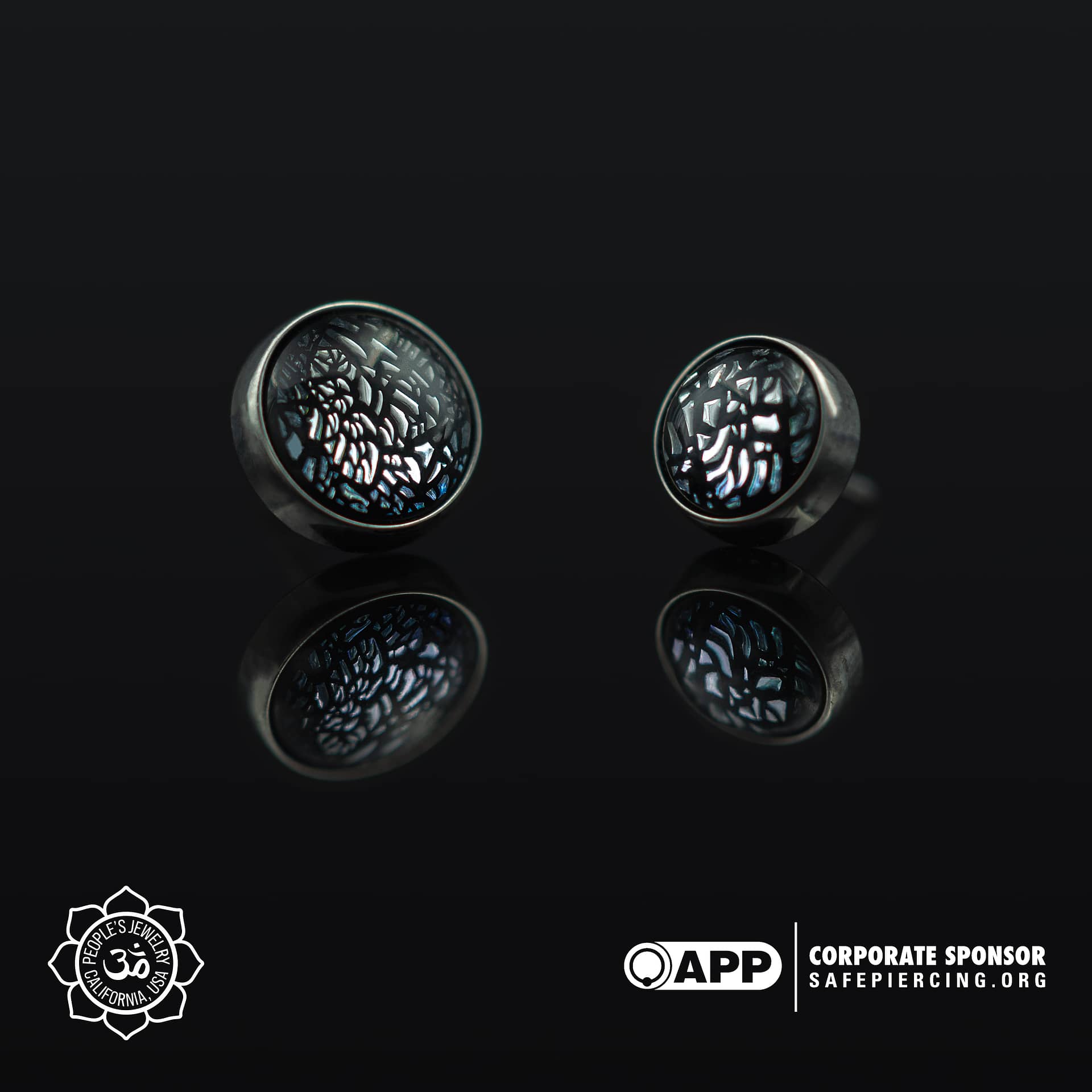 Threaded Glass Cabochons by Peoples Jewelry - Image 4