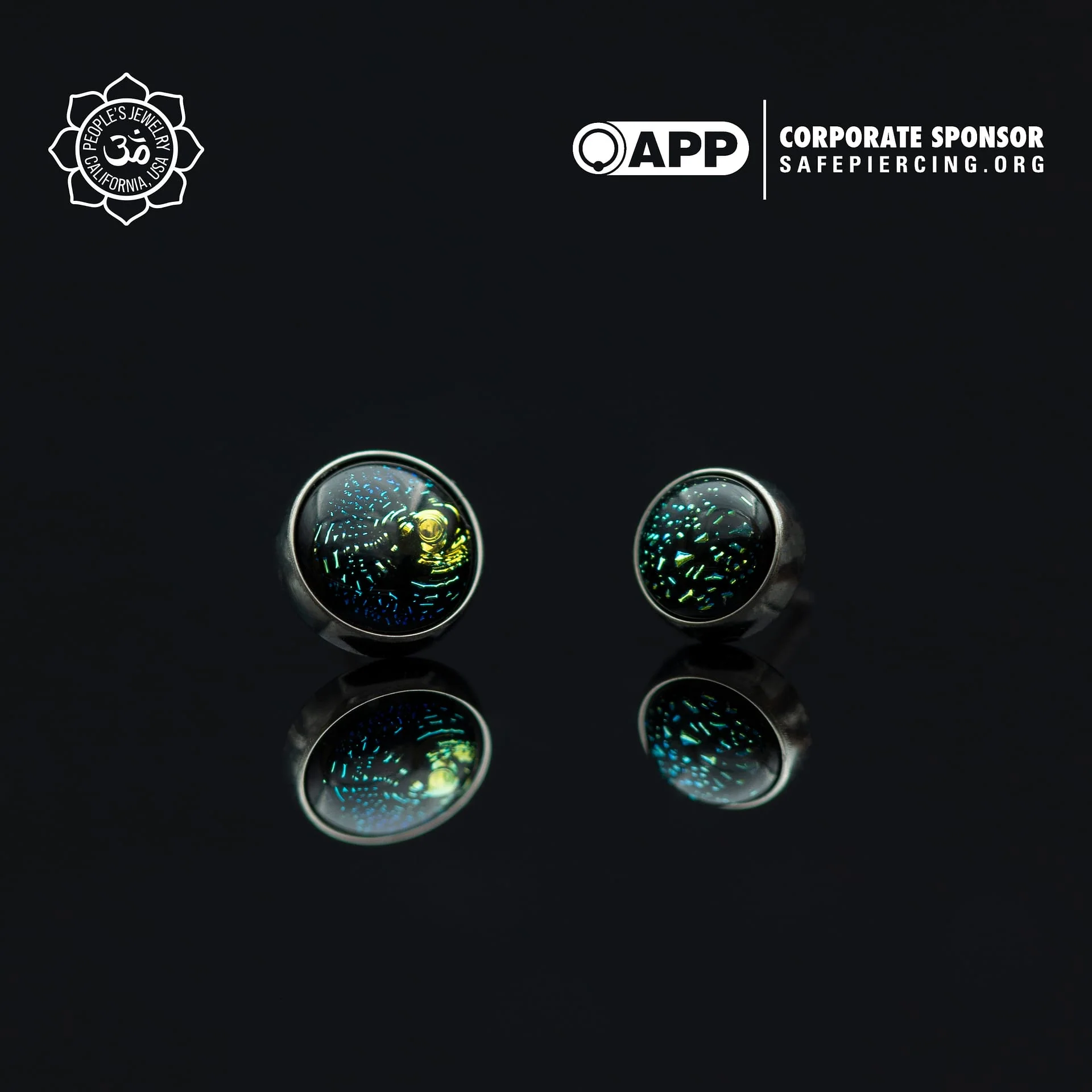 Threaded Glass Cabochons by Peoples Jewelry - Image 8