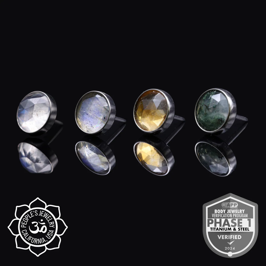 Rose Cut Natural Stone Cabochons - People's Jewelry