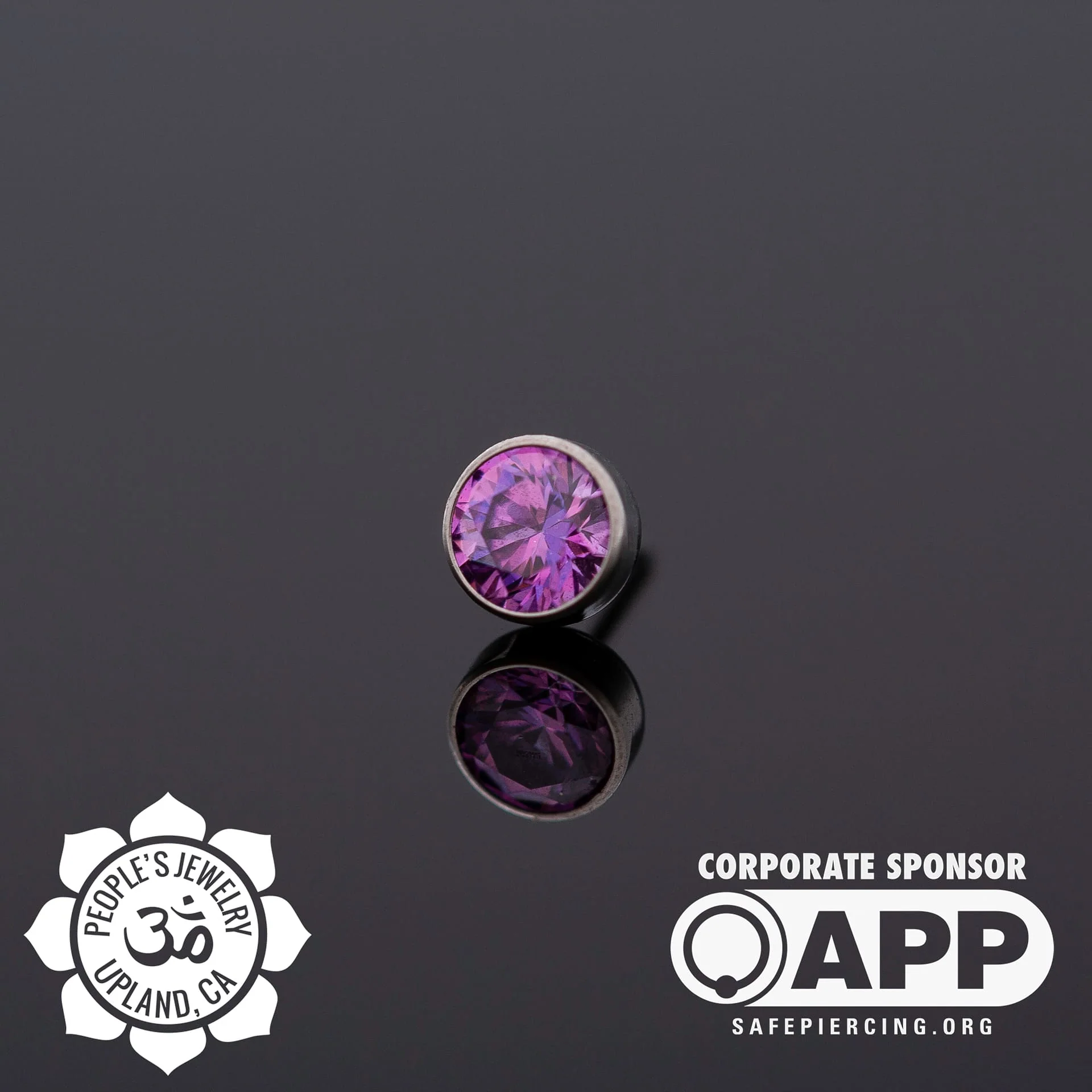Threaded Titanium Bezel-Set Gems by Peoples Jewelry - Image 12
