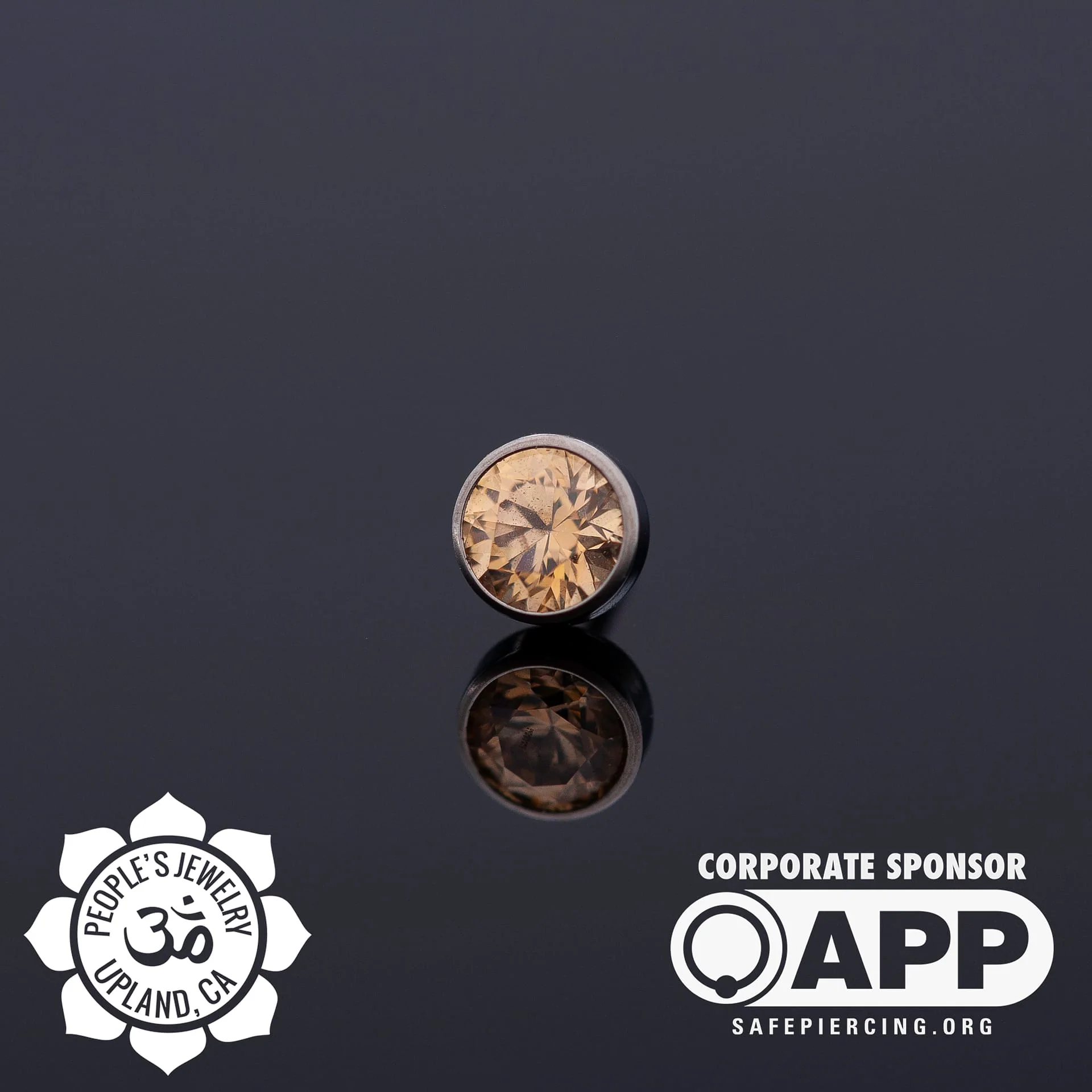 Threaded Titanium Bezel-Set Gems by Peoples Jewelry - Image 13