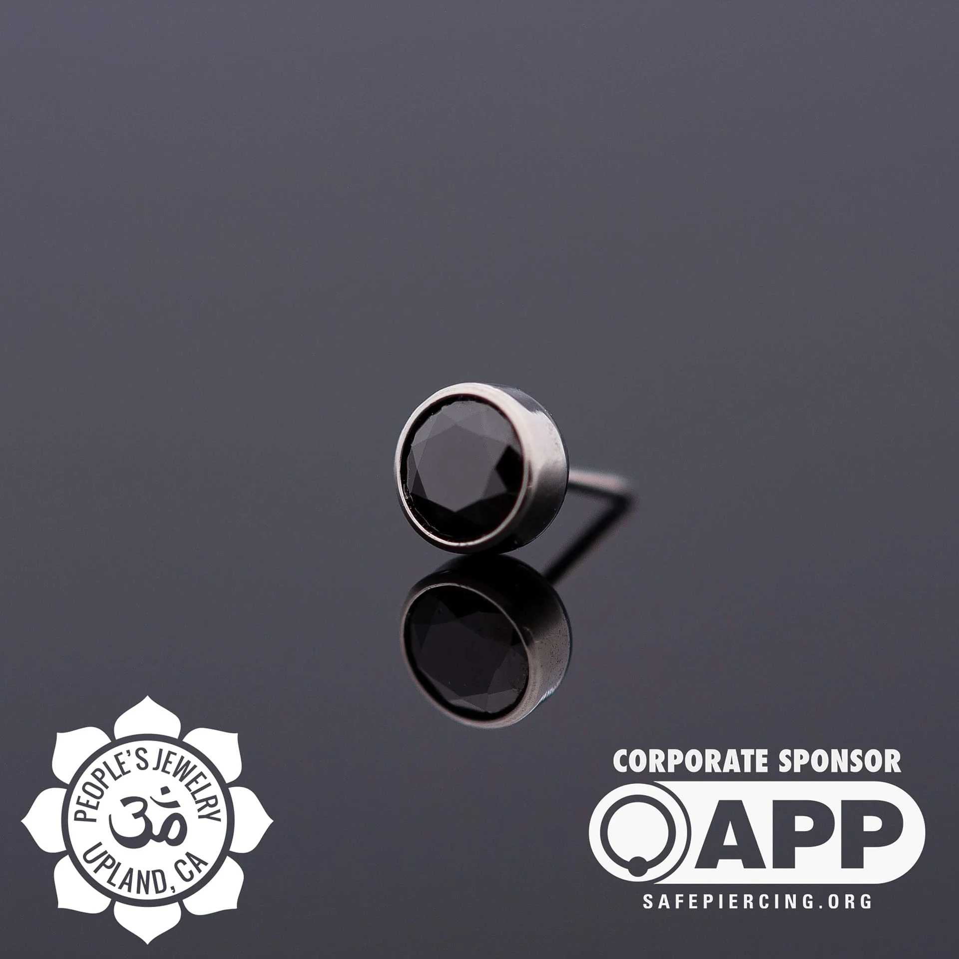 Threaded Titanium Bezel-Set Gems by Peoples Jewelry - Image 15