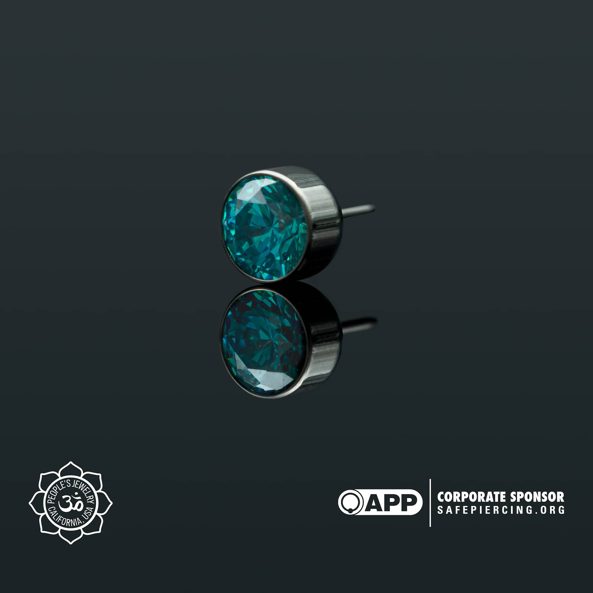 Threaded Titanium Bezel-Set Gems by Peoples Jewelry - Image 16