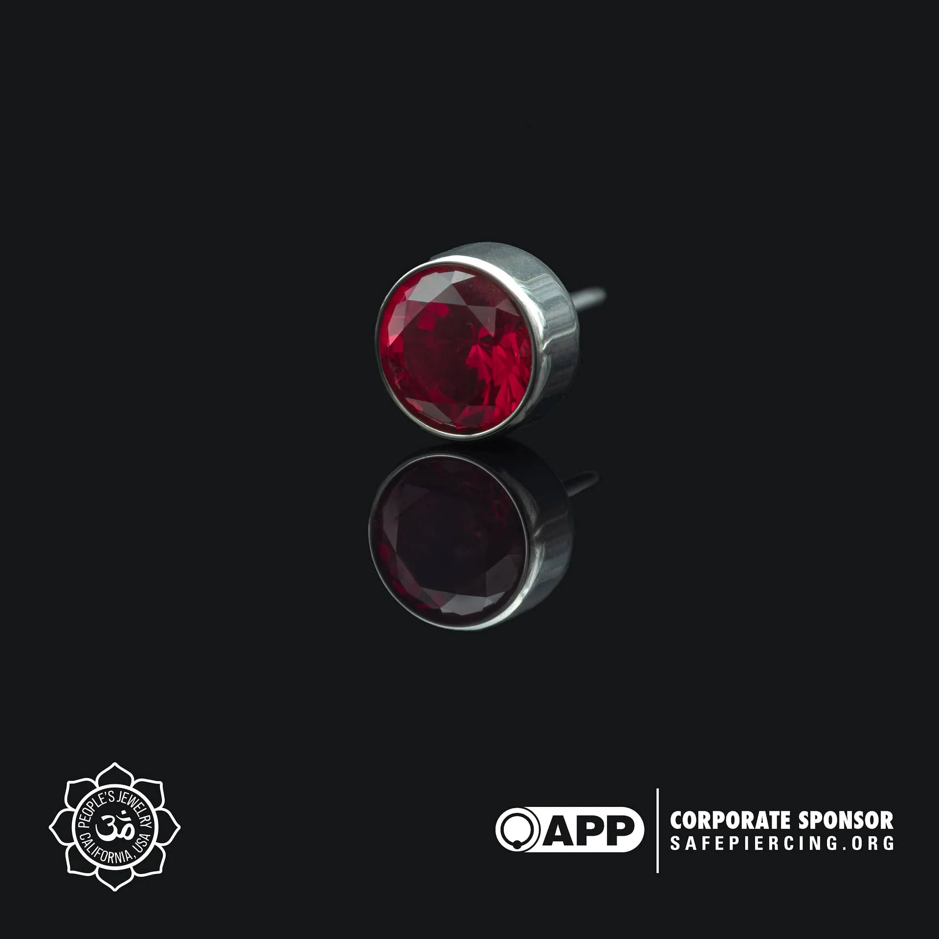 Threaded Titanium Bezel-Set Gems by Peoples Jewelry - Image 18