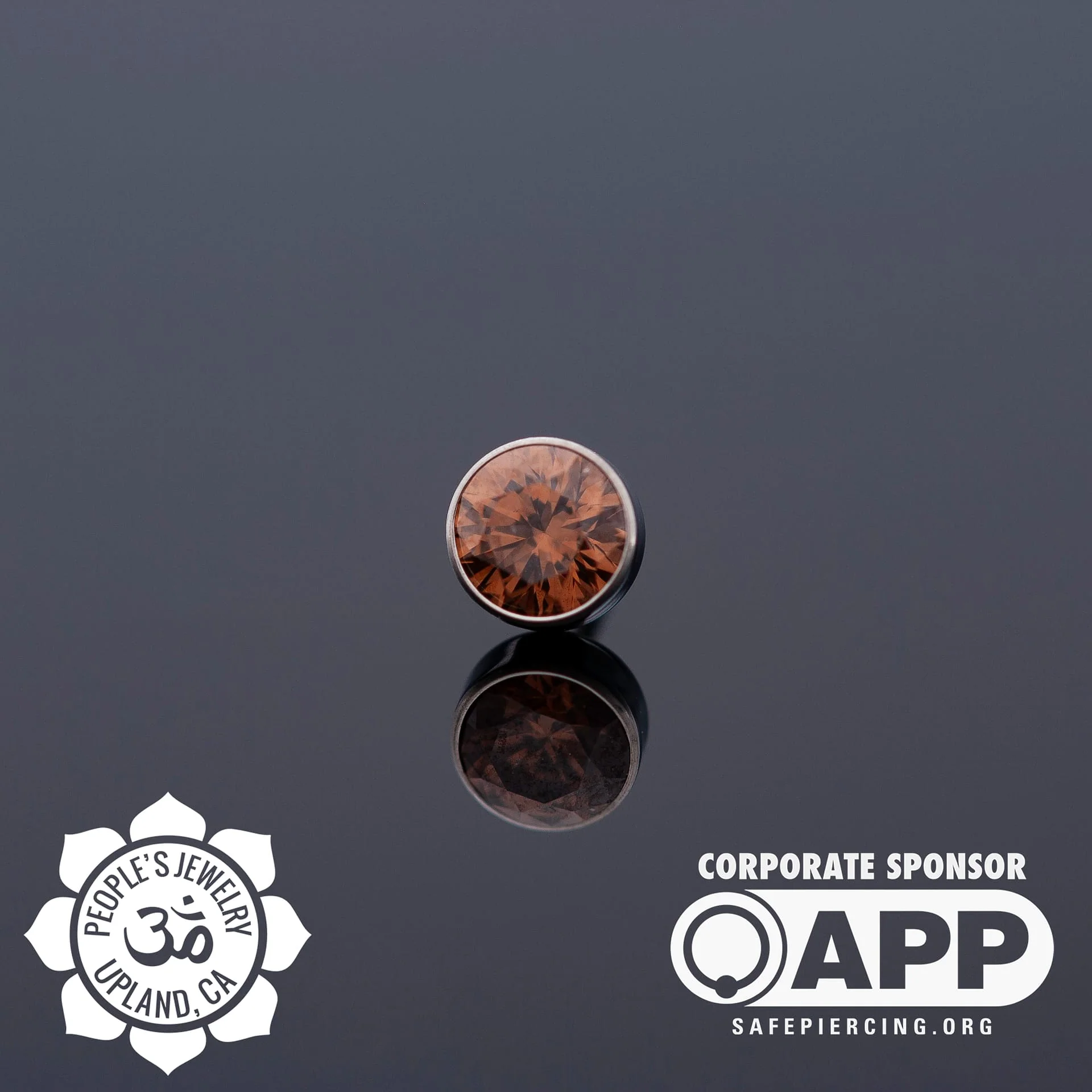 Threaded Titanium Bezel-Set Gems by Peoples Jewelry - Image 6