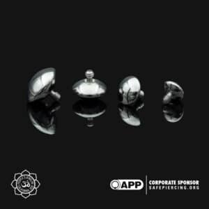Threaded Titanium M&M Ends by People's Jewelry