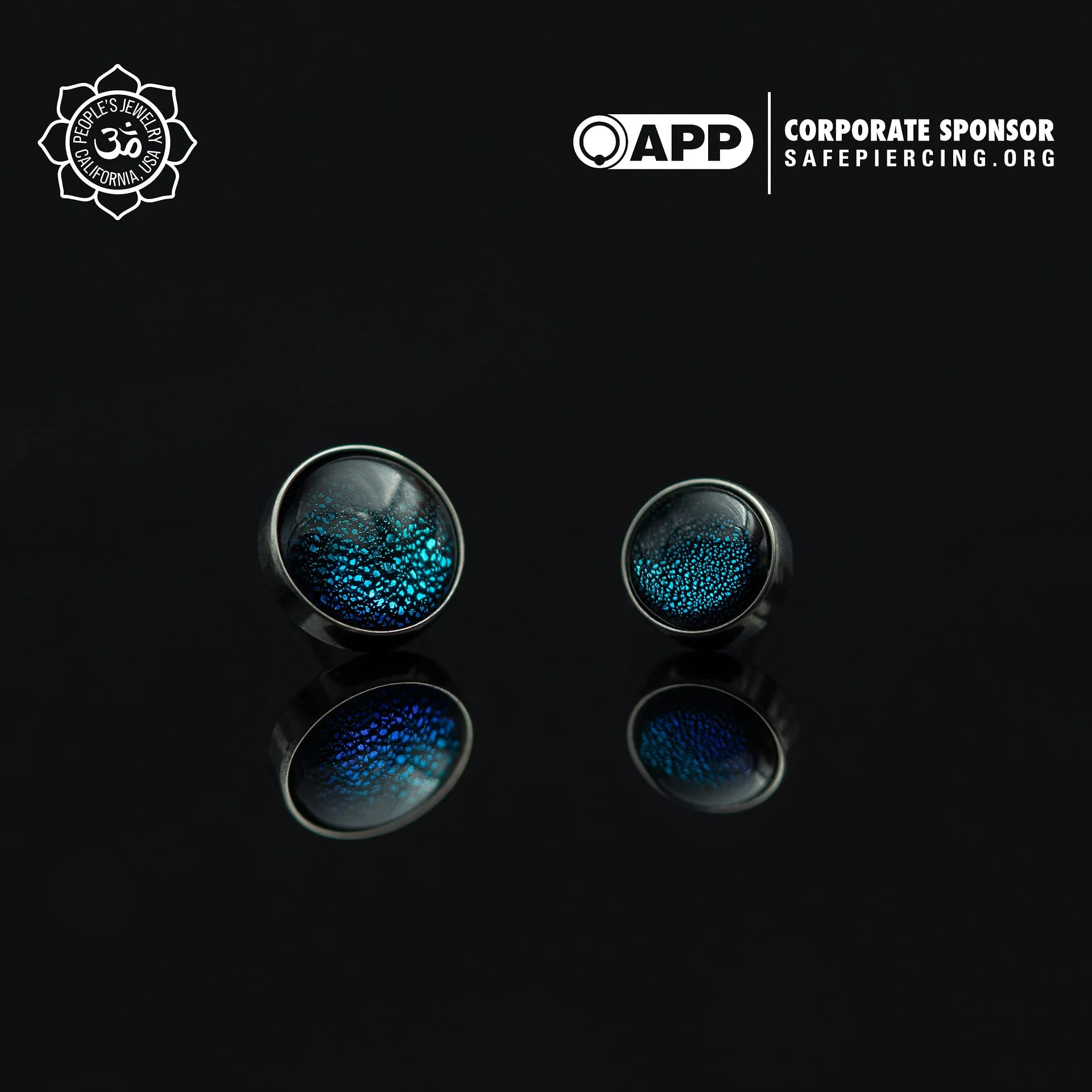 Threadless Glass Cabochon Ends by Peoples Jewelry - Image 7