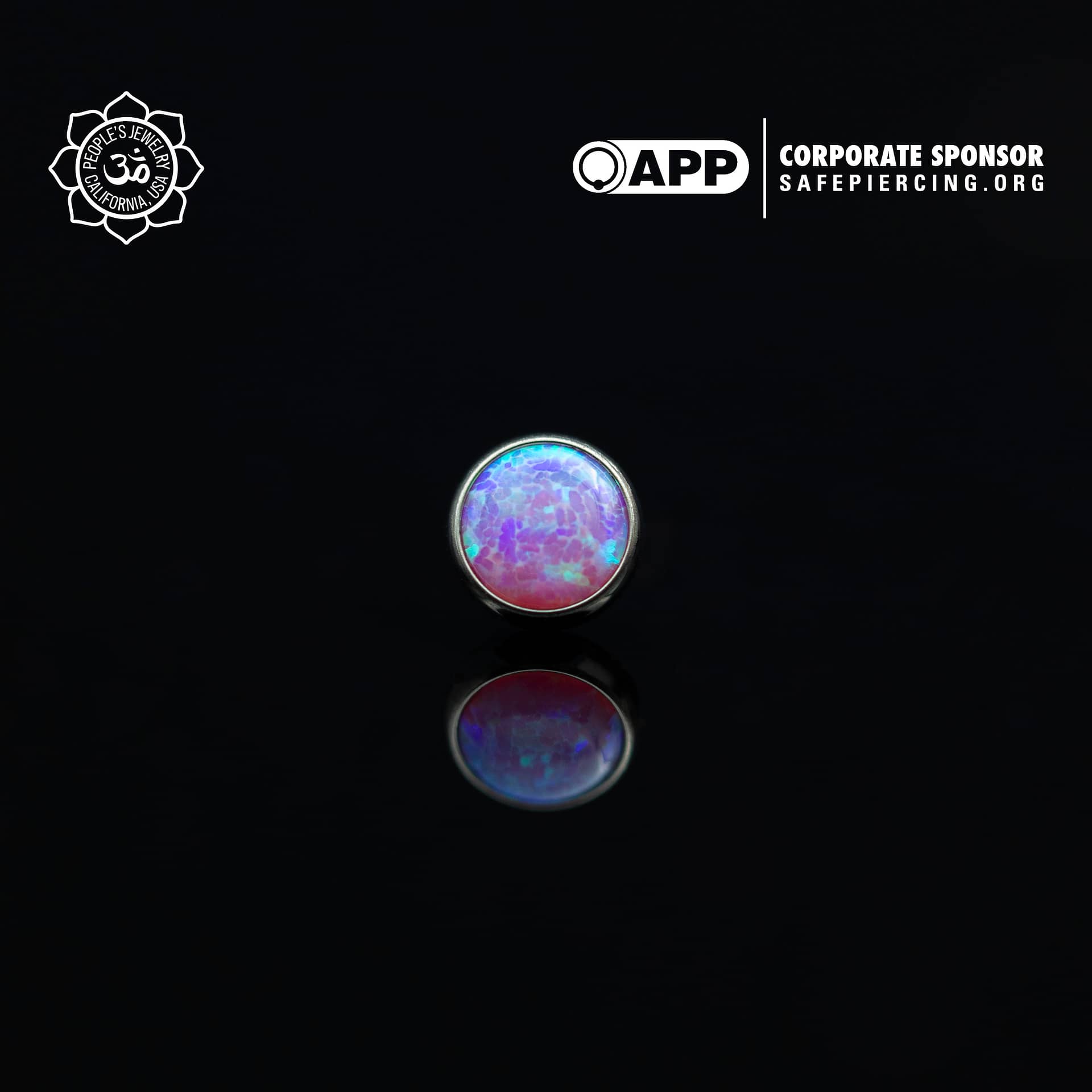 Threadless Opal Cabochon Ends by Peoples Jewelry (5mm) - Image 14