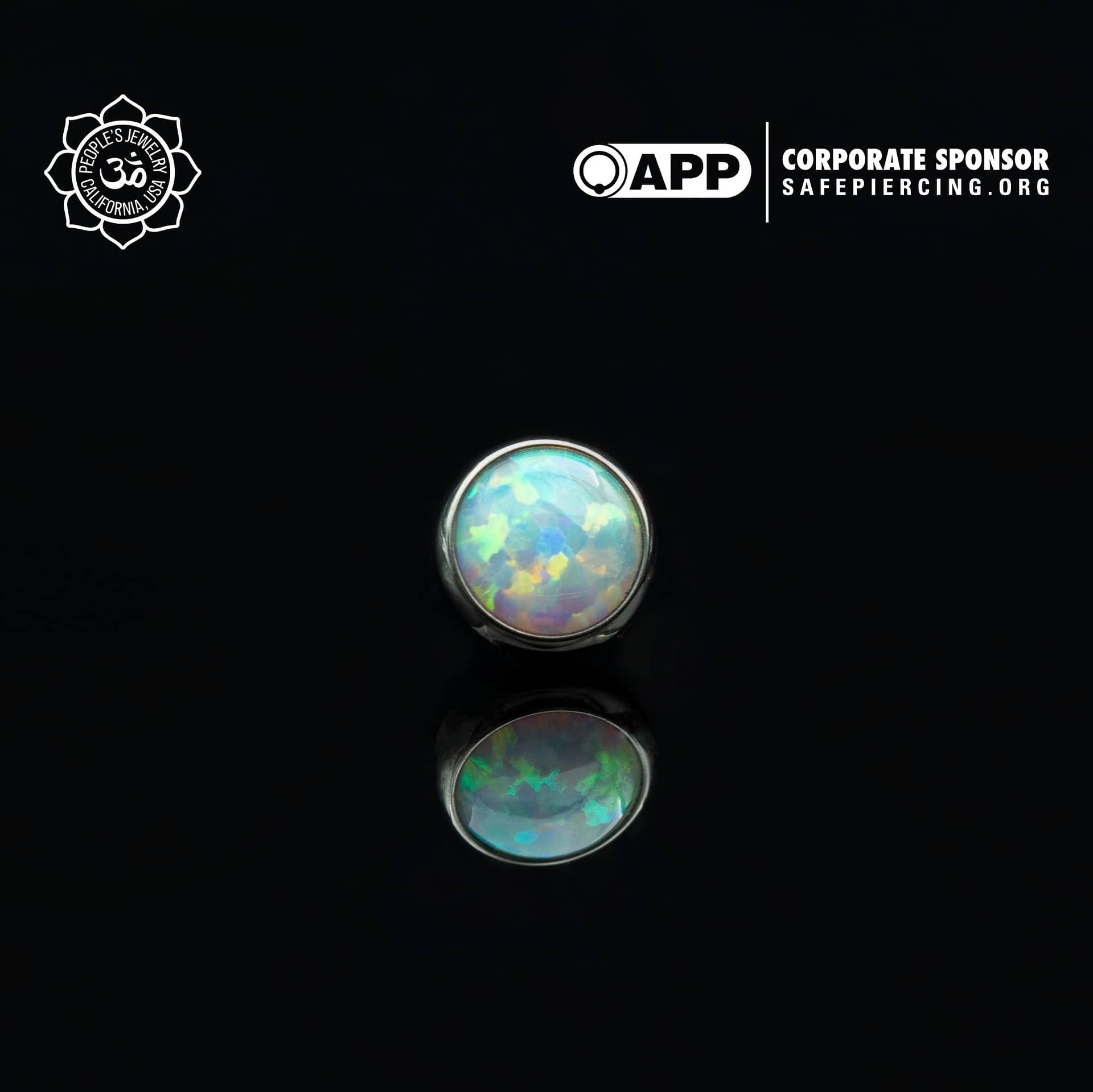 Threadless Opal Cabochon Ends by Peoples Jewelry (5mm) - Image 22