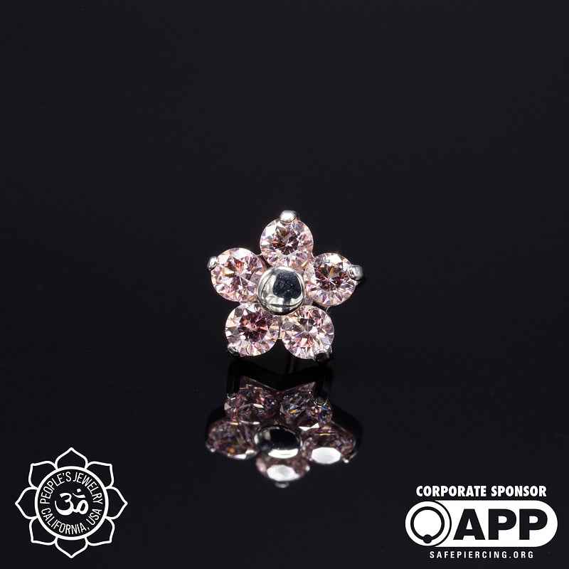 Threadless Flower Gem Ends by Peoples Jewelry - Image 11