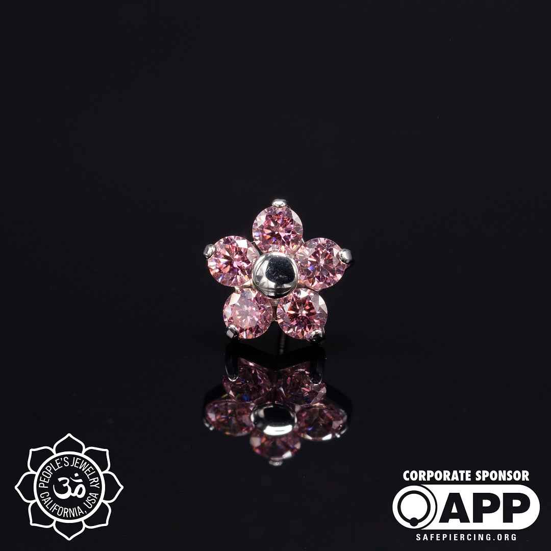 Threadless Flower Gem Ends by Peoples Jewelry - Image 12