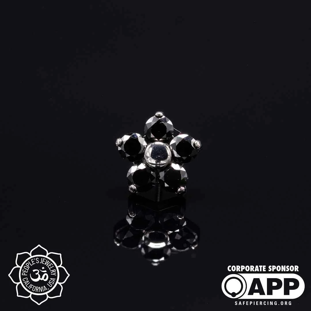 Threadless Flower Gem Ends by Peoples Jewelry - Image 15