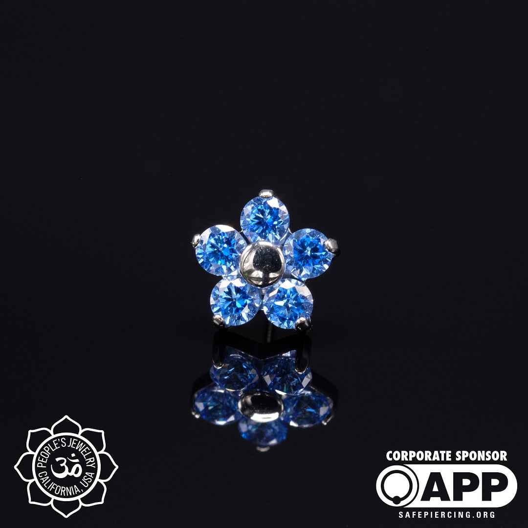 Threadless Flower Gem Ends by Peoples Jewelry - Image 18