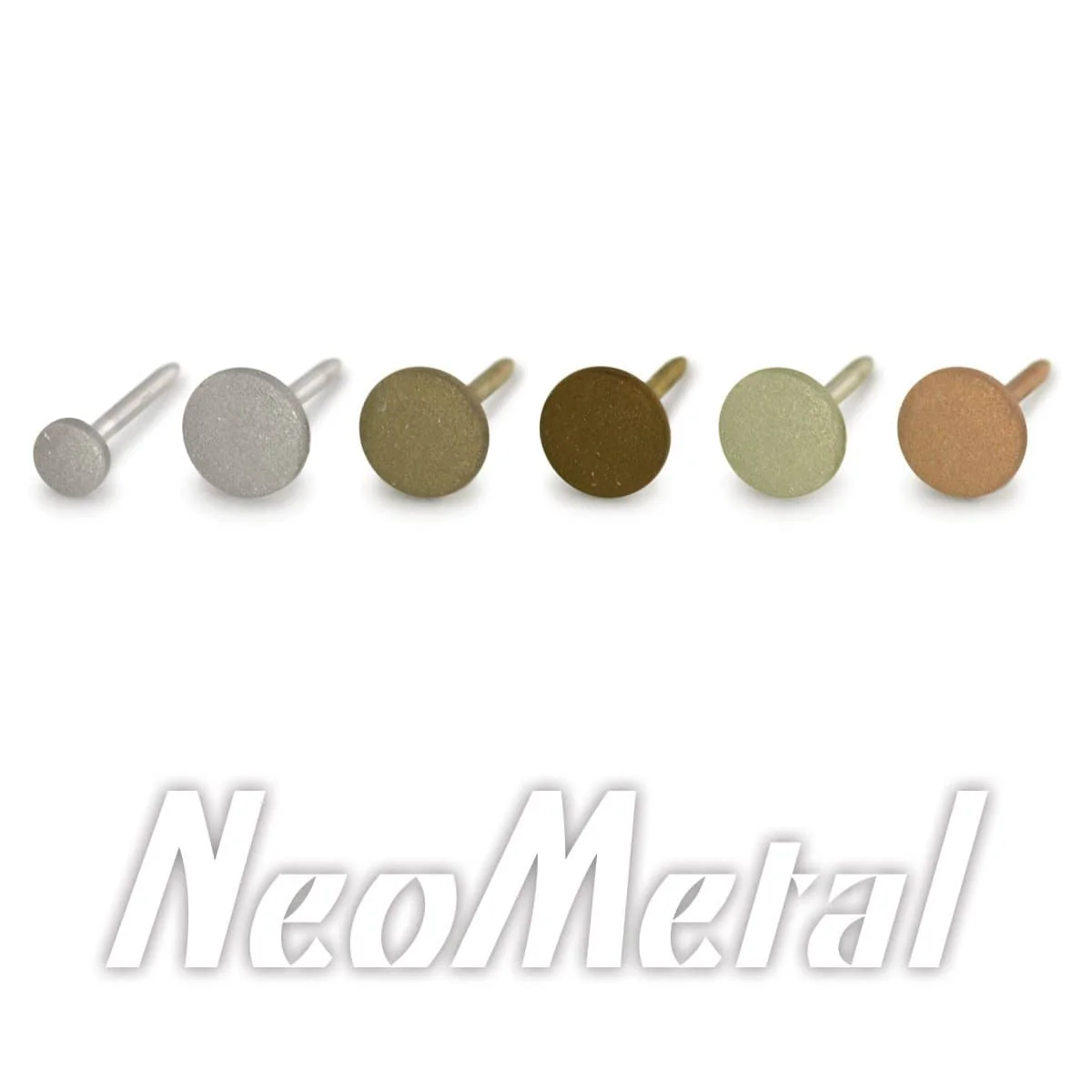 Neometal - Threadless Textured-Finish Disk Ends - Image 4