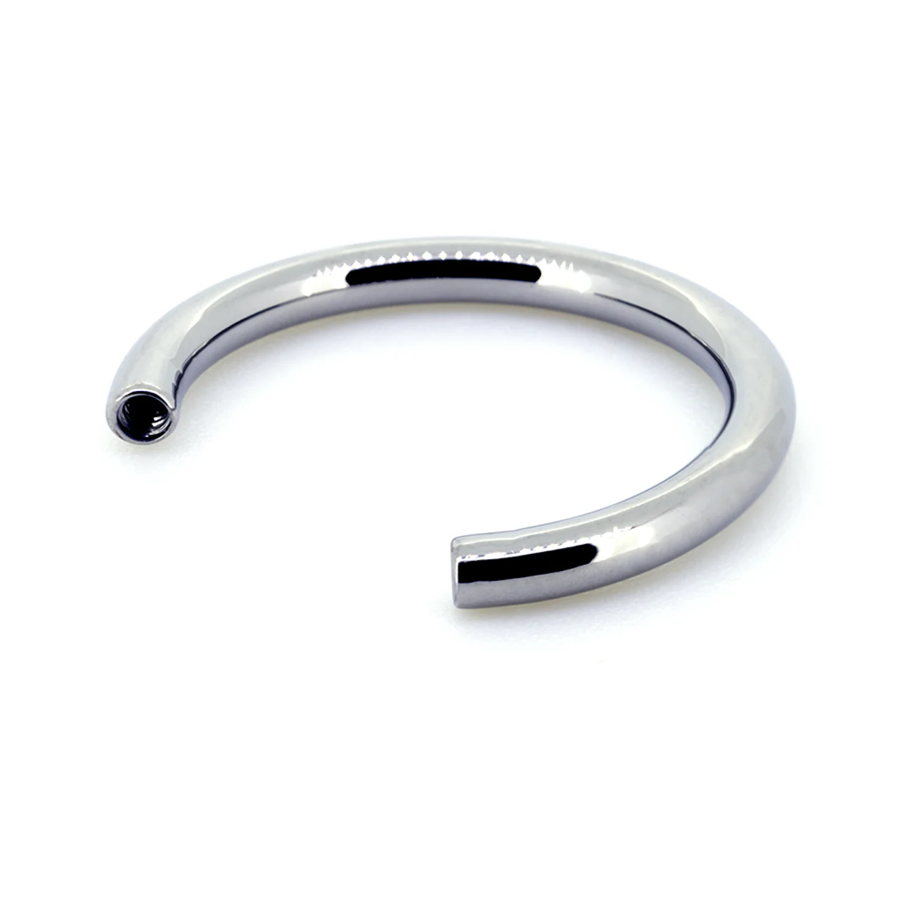 Threaded Titanium Circular Barbell Post - 14g (1.6mm) - Image 2