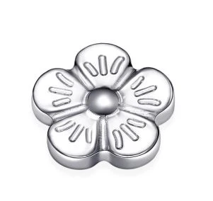 Titanium Threadless Cherry Blossom End