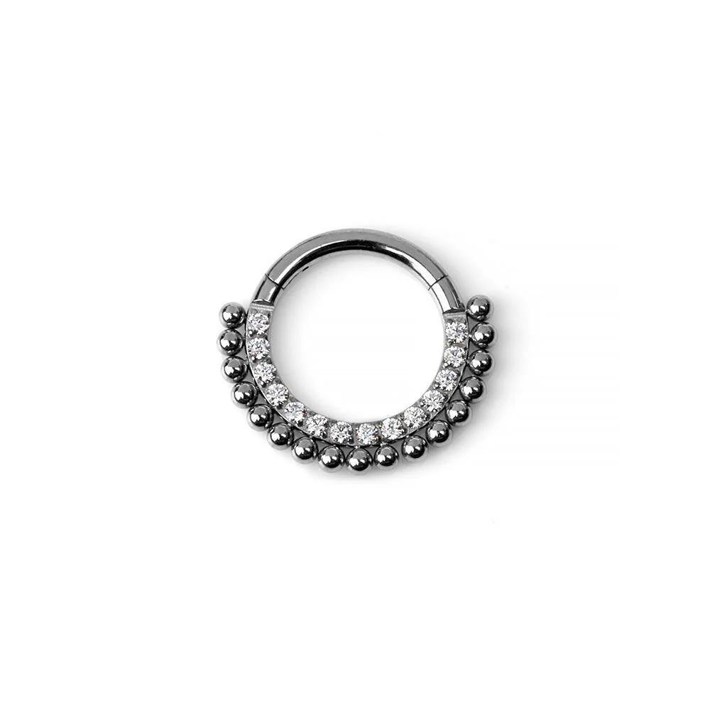 Titanium Beaded CZ Clicker - Image 2