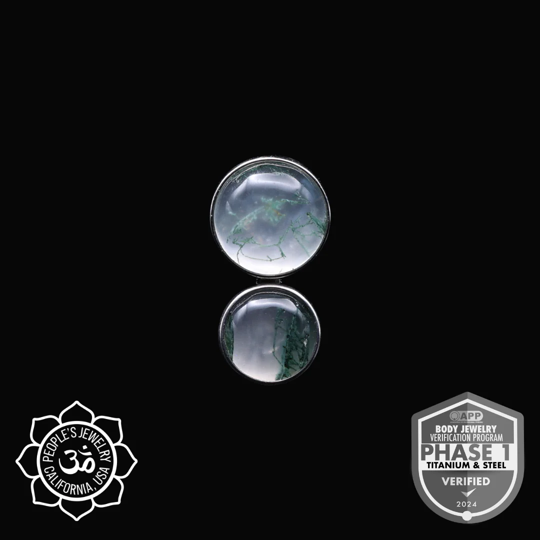 Natural Stone Two Gem Cluster - People's Jewelry - Image 3