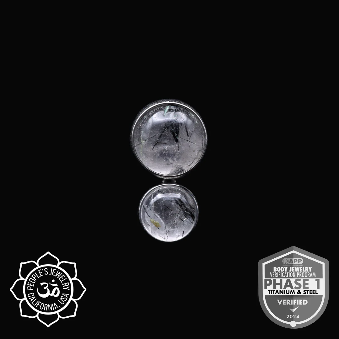 Natural Stone Two Gem Cluster - People's Jewelry - Image 6